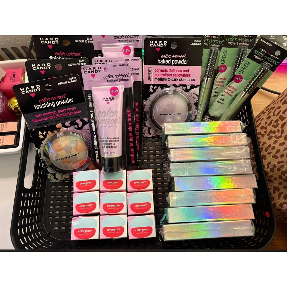 Hard Candy Color Correct Makeup Bundle Colorgram Lip Jam Radiant Primer Lot New